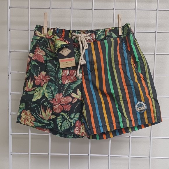 Critical Slide Society Men's Beach Shorts-S,S & S Boardie- Phanton - Picture 1 of 3